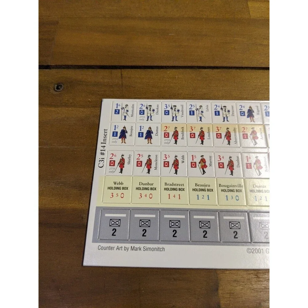 C3i #14 Insert Triumph And Glory Token Sheet